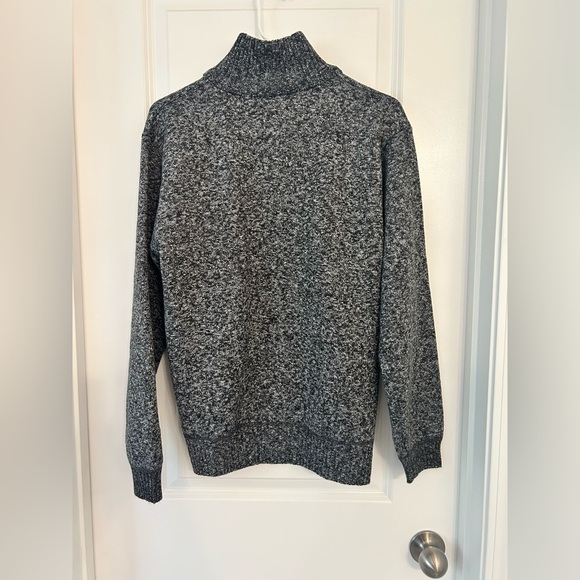 YeoKou Men’s Gray Full-Zip Sweater Jacket with Fleece Lining – Size Small - Picture 4 of 6